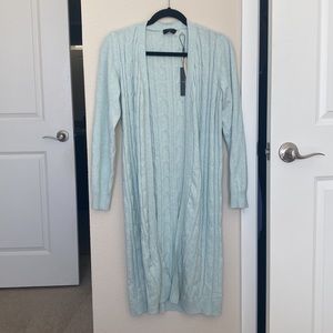 Duster cardigan in mint